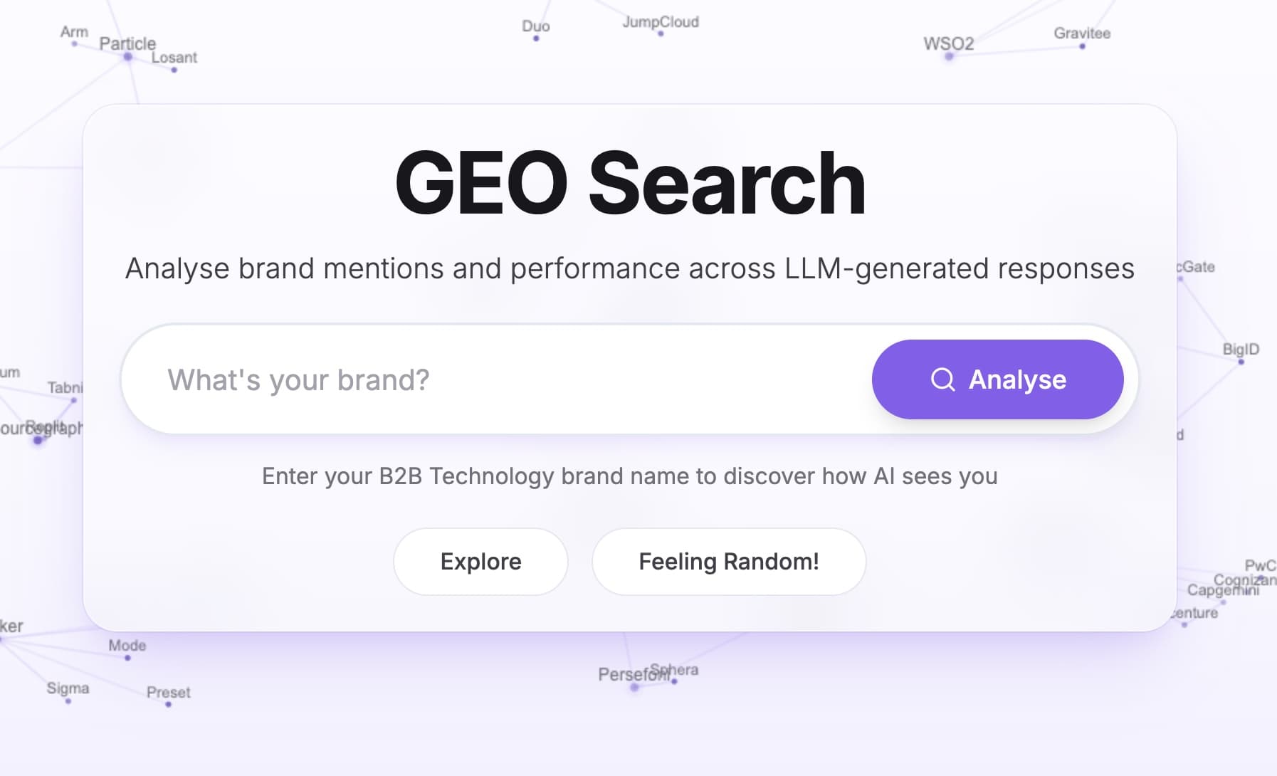 Introducing GEO Search: A Free Tool To Understand How AI Sees Your Brand